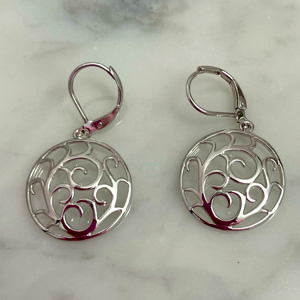 Silver Earrings. NWT.